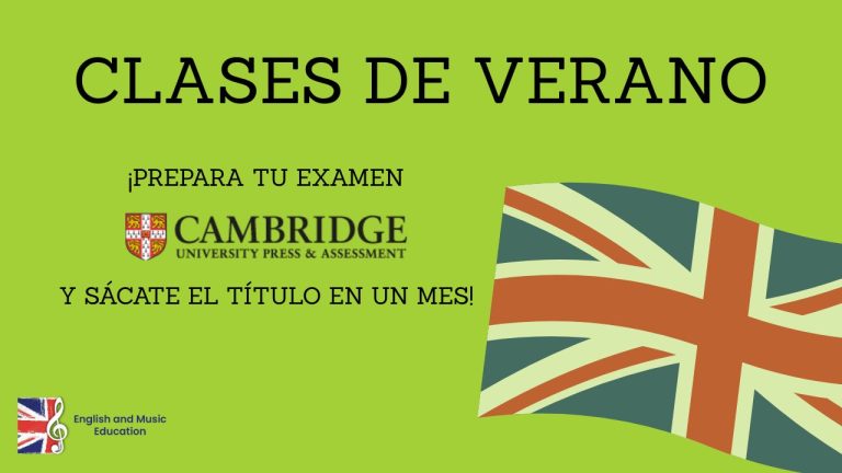 clases de verano de ingles para preparar examen cambridge